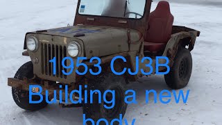 Willys Jeep CJ3B mild restoration #3 Four day body build