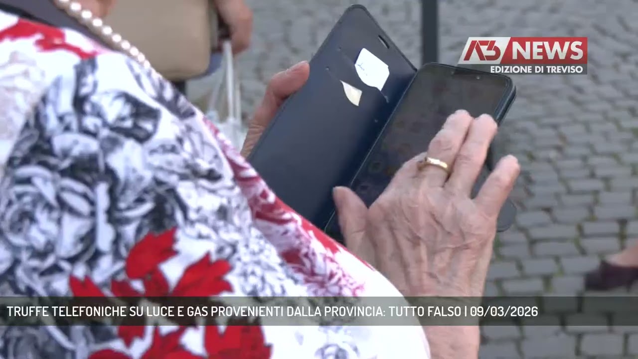 TRUFFE TELEFONICHE SU LUCE E GAS PROVENIENTI DALLA PROVINCIA: TUTTO FALSO | 09/03/2026