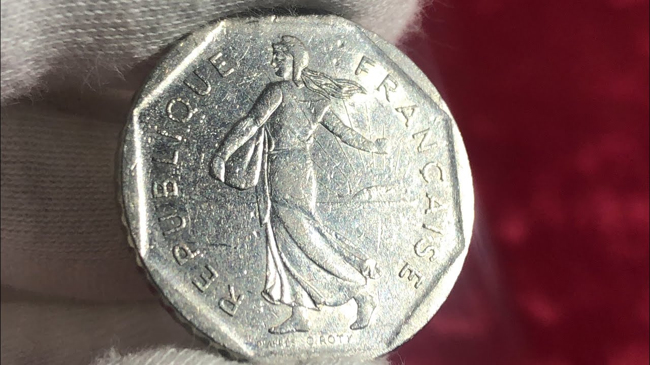 coin 2 francs 1982 France YouTube