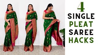 4 Single pleat saree hack | With Love Sindhu screenshot 4