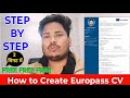 Europass CV Kaise Banaye | Europe & Germany Job CV Format | Step by Step Guide 2026