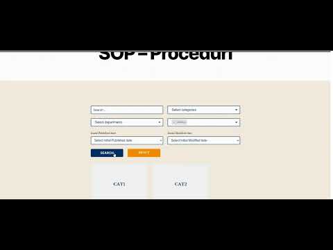Zupría SOP  |  WP Plugin  |  How to add a Procedure page to the website menu (Frontend)