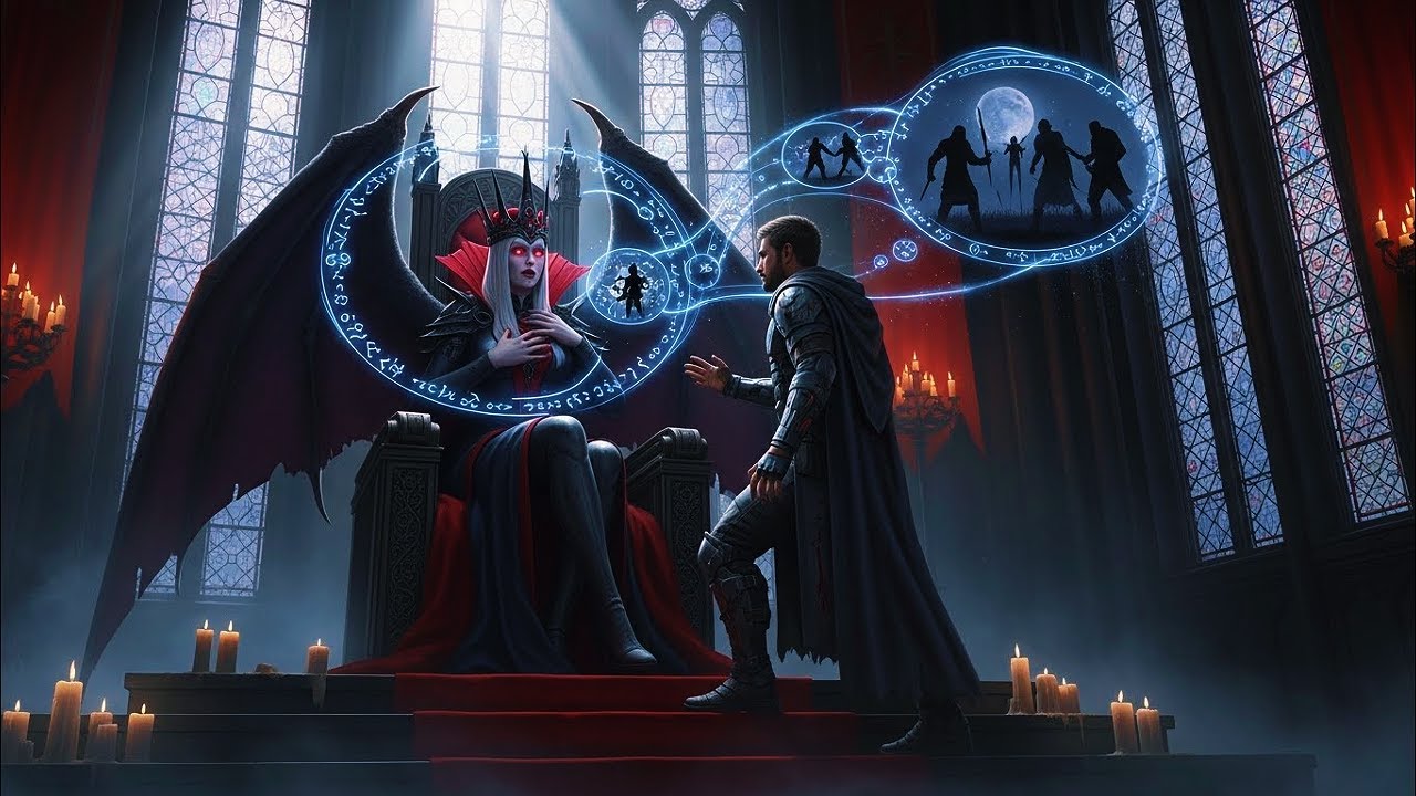 She Accidentally Read the Human’s Mind—What She Saw Made the Vampire Queen Go Silent | Vampire HFY |