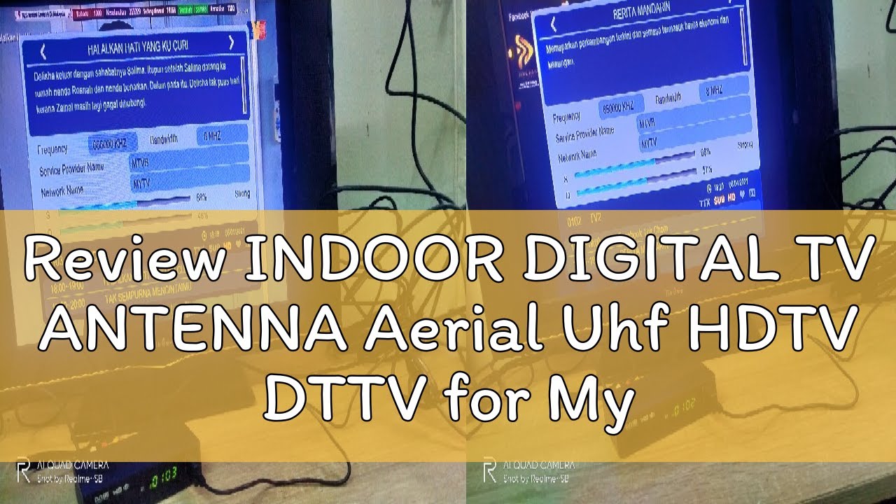 Review INDOOR DIGITAL TV ANTENNA Aerial Uhf HDTV DTTV for Myfreeview Antena Mytv DVBT2 天线