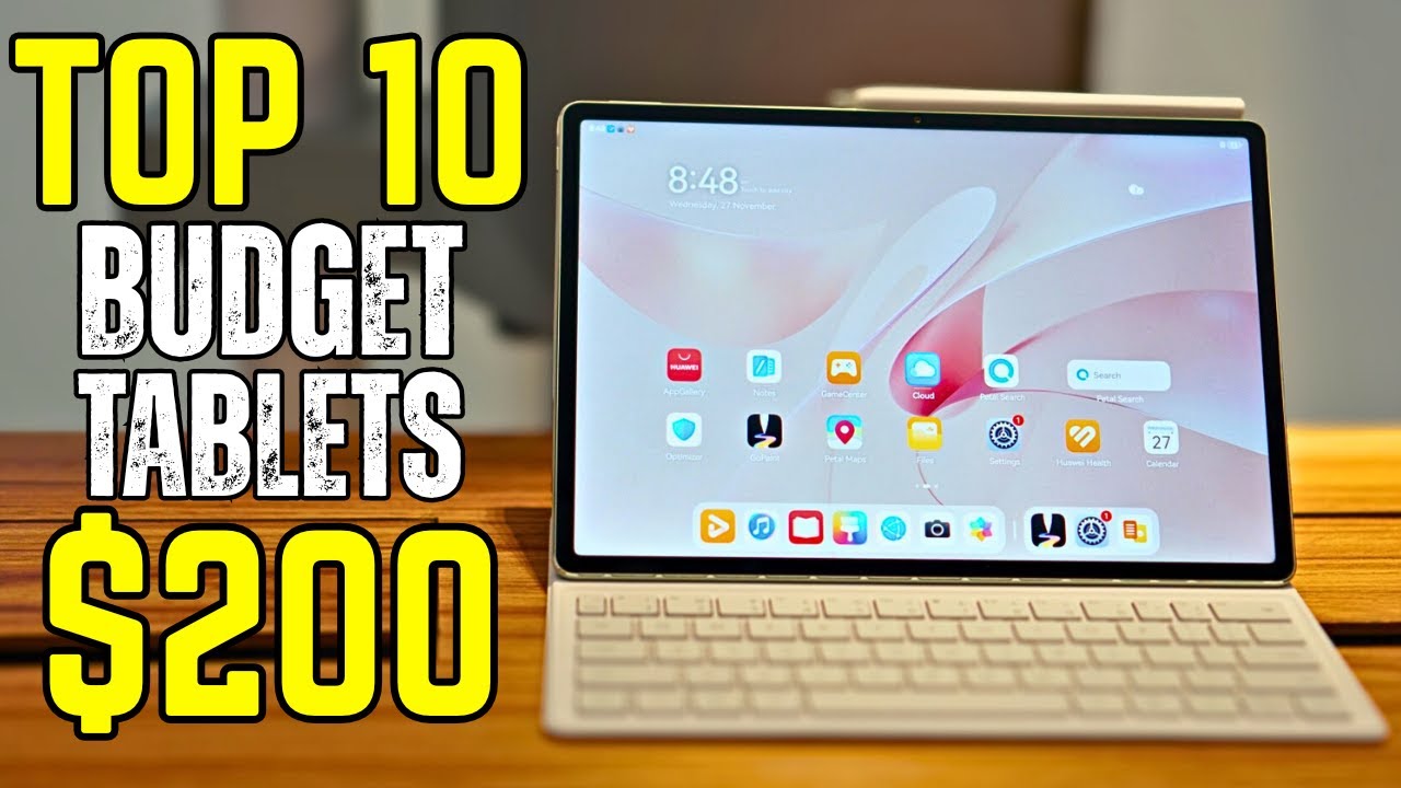 Top 10 Best Budget Tablets Under $200 In 2026!!!