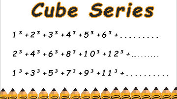 Sum of cubes of first n natural numbers | n even natural numbers|  n odd natural numbers|