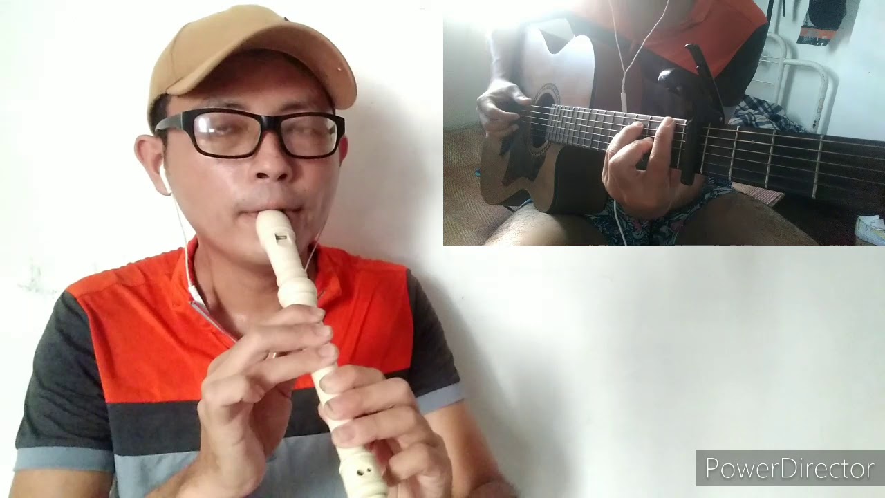 Ikaw at Ako flute Recorder (cover) with Gutar cords YouTube