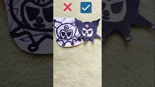 Kuromi Perfect Cut ✂️😍#art#coloring #drawing #colorful #diy #shortvideo #shorts #funny #fun #fyp #yt