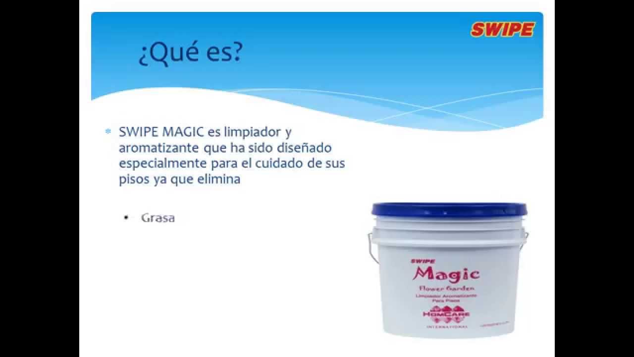 Swipe Magic Clean Productos de Limpieza Swipe, MAGIC, limpiapisos biodegradable ...