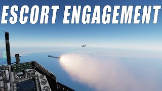 ESCORT ENGAGEMENT WITH AIM-9X