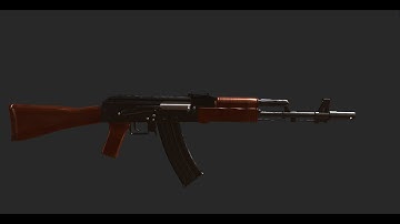 Modeling AK 47 time lapse