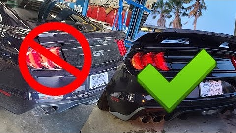 GT500 spoiler install| 2015-2022 Mustang|with gurney flap