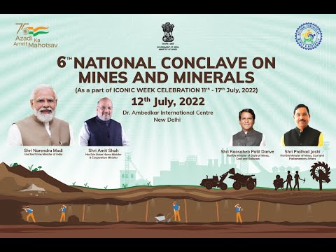 LIVE ?: 6th National Conclave on Mines and Minerals 2022