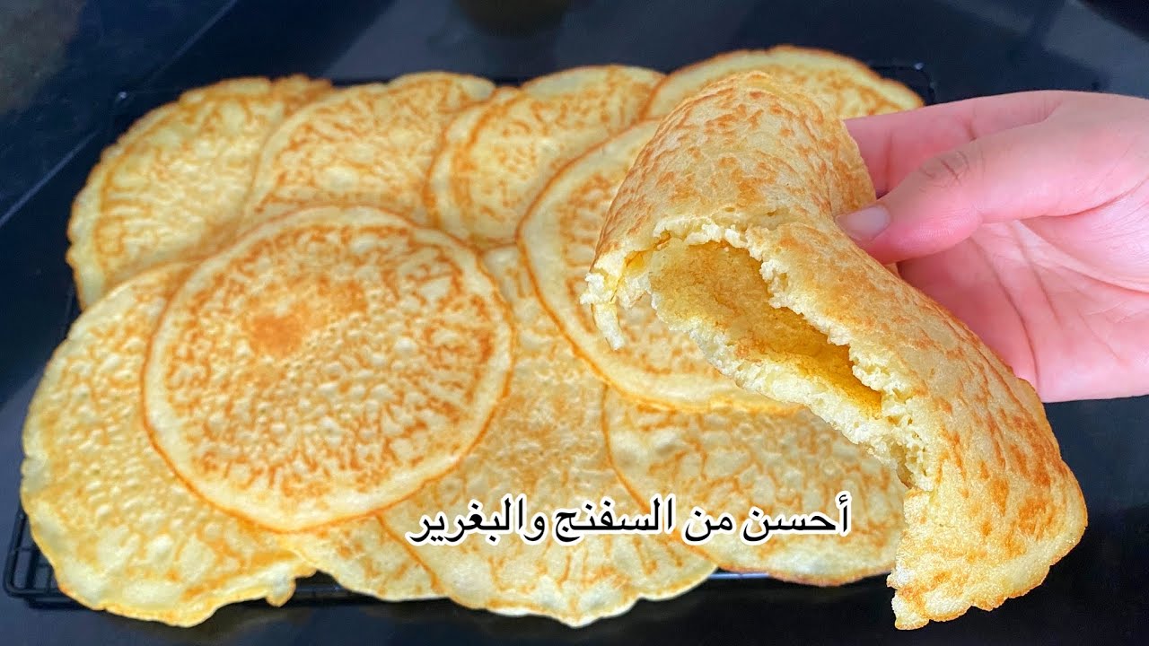 خفة وبنة ياسلام😍المخنفر اللذيذ ديال زمان،بدون بيض او حليب لفطور الصباح كيحمق|رطب خفيف مايتشبعش منه