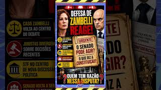 DEFESA DE CARLA ZAMBELLI REACENDE DEBATE SOBRE STF E PAPEL DO SENADO