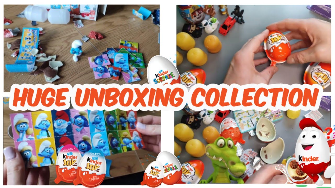 Kinder Egg Opening 🥚👾 Smurfs, FunkoPOP, DC Comics, Dundee and more in season 10 