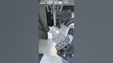 5-axis machined aluminum robotic components #cncmachining  #cncfactory #customparts #5axismachining