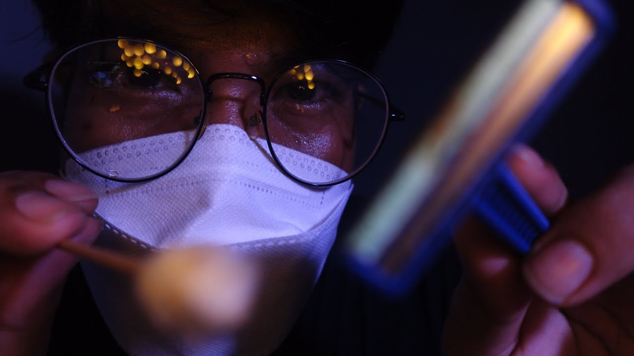 ASMR Thai 🛌 โกนขนหู ทำความสะอาดหู Ear Cleaning