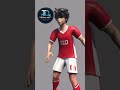FREE 3D Soccer Player Drop Kick⚽ | World Cup 2026 Inspired Character | FBX GLB #unity3d #indiegame