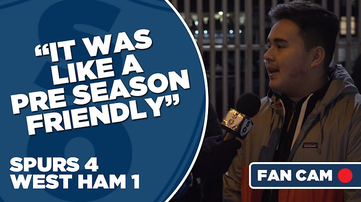 Tottenham Hotspur 4-1 West Ham | "It Was Like A Pre-Season Friendly!" | Fancam