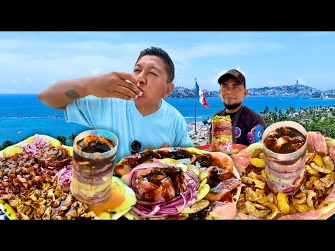 Visité al marisquero más famoso de ACAPULCO ¿Vale la pena esperar tanto? | "Mariscos Kike"  🔥🫠🌴