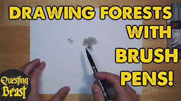 How to Draw Forests - Part 4: DnD Map Making Tutorial