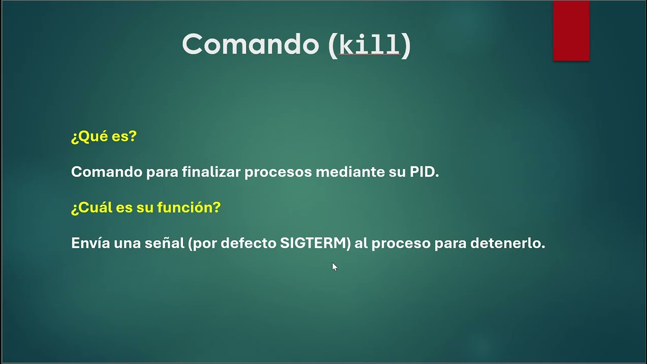 Comandos para Gestión de Procesos en Linux