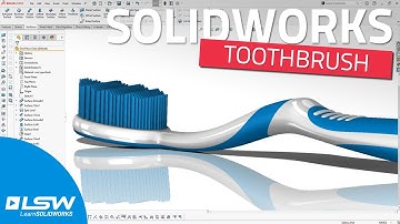 How to model a Toothbrush in SOLIDWORKS? 🪥