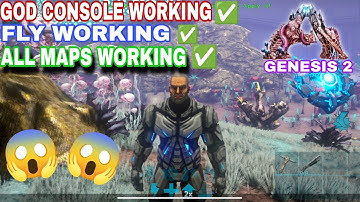 ✅ Ark Ultimate Mobile Edition Genesis 2 || God Console Working || All Maps Working #gaming #ark 