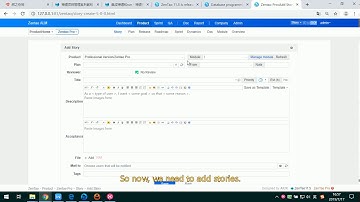 How to create products and stories in ZenTao