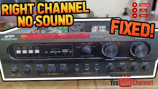 HOW TO FIX MEGAPRO MP702 | RIGHT CHANNEL NO SOUND. screenshot 1