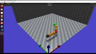 VisibleSim --stand modules up--