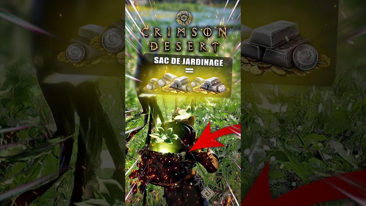 Le SAC de Jardinage pour Farm de L'ARGENT RAPIDEMENT en ILLIMITÉ dans Crimson Desert ! Meilleur Farm
