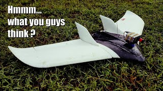 Zeta Wing Z-84 Test Flight with Rotation Camera