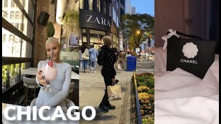 C H I C A G O MINI VLOG SHOPPING ON MICHIGAN PASTA ART MUSEM VIBES
