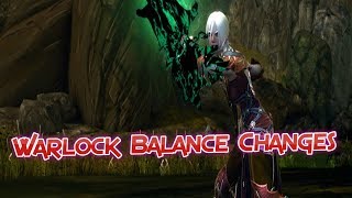 Neverwinter - Warlock Balance Changes - 10/17/2019