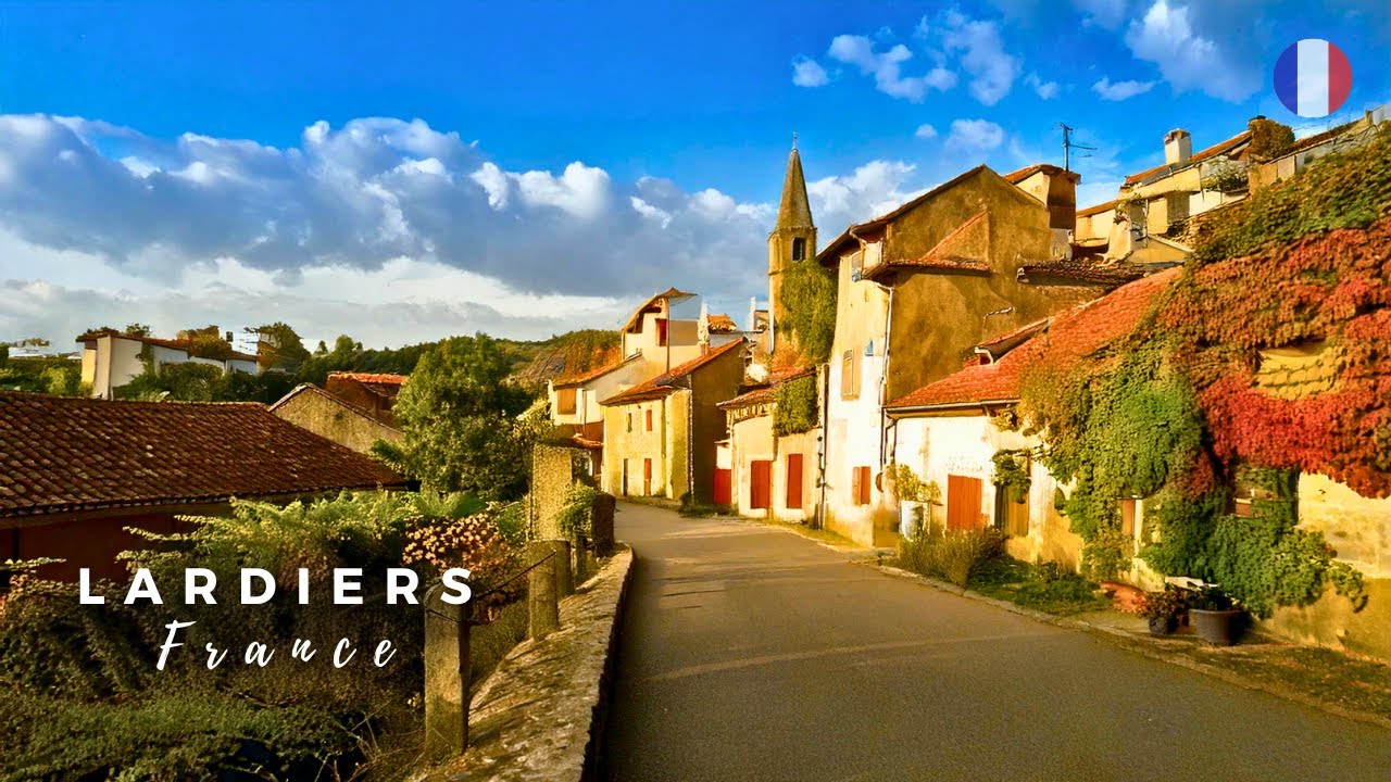 A Secret French Village | Lardiers on a Peaceful Summer Afternoon | Walking Tour 4K