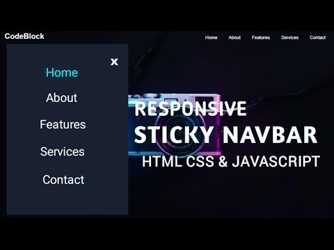 Responsive Sticky Navigation