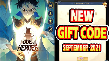 Ode To Heroes New Gift Code 2021  ||  Ode To Heroes New Redeem Code September 2021