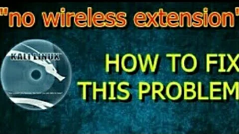 How to fix " no wireless extension" problem in kali linux ?(in hindi)