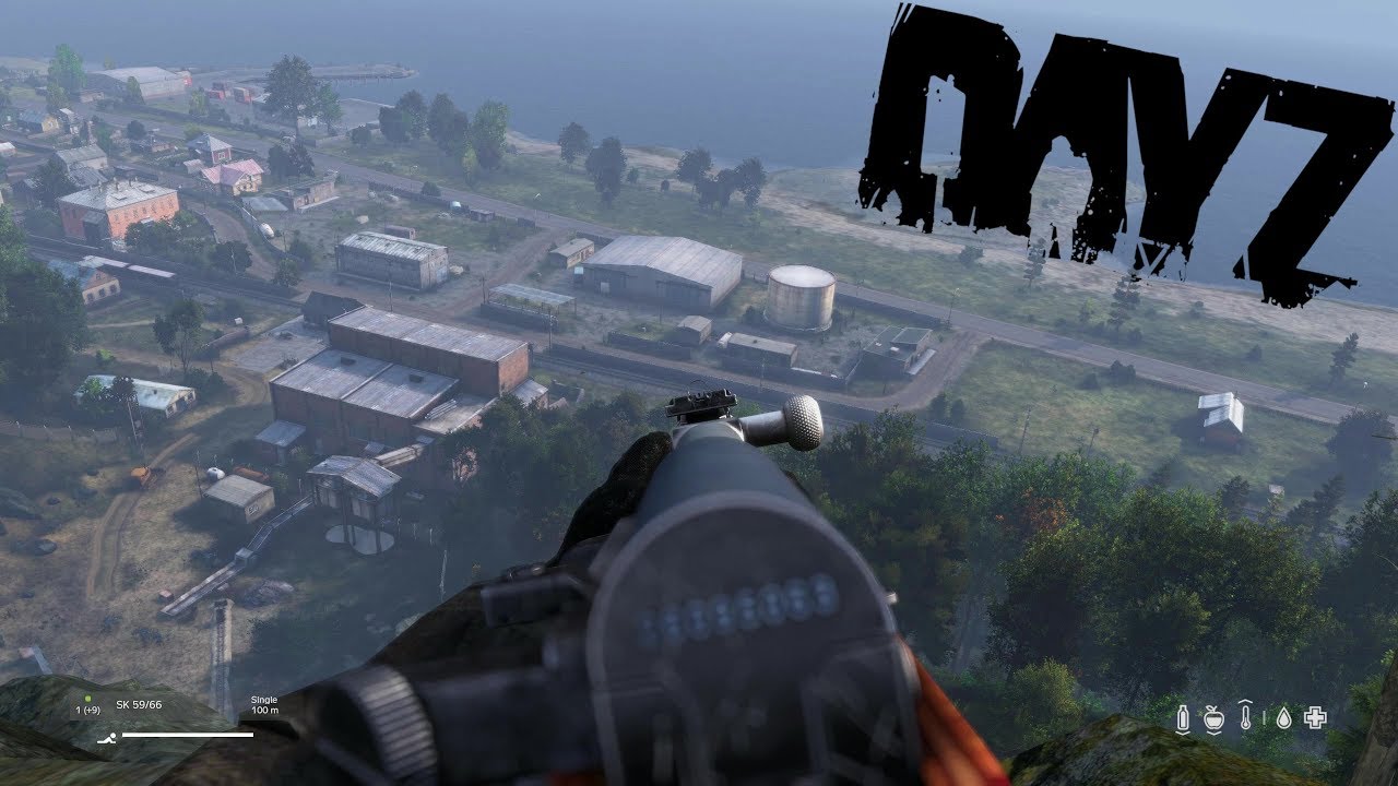 DayZ Iron sight moving target kill 200m YouTube