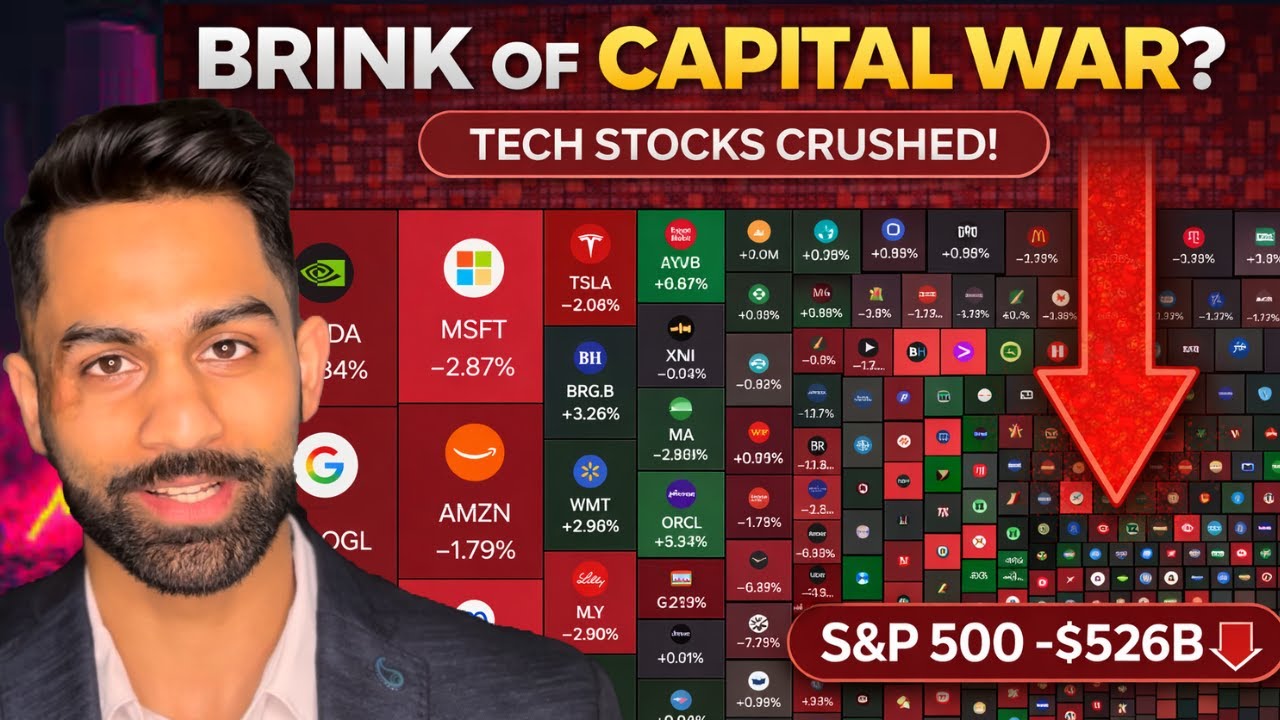 🚨 WARNING: "Brink of Capital War"? Tech Stocks and Crypto SELL OFF!!