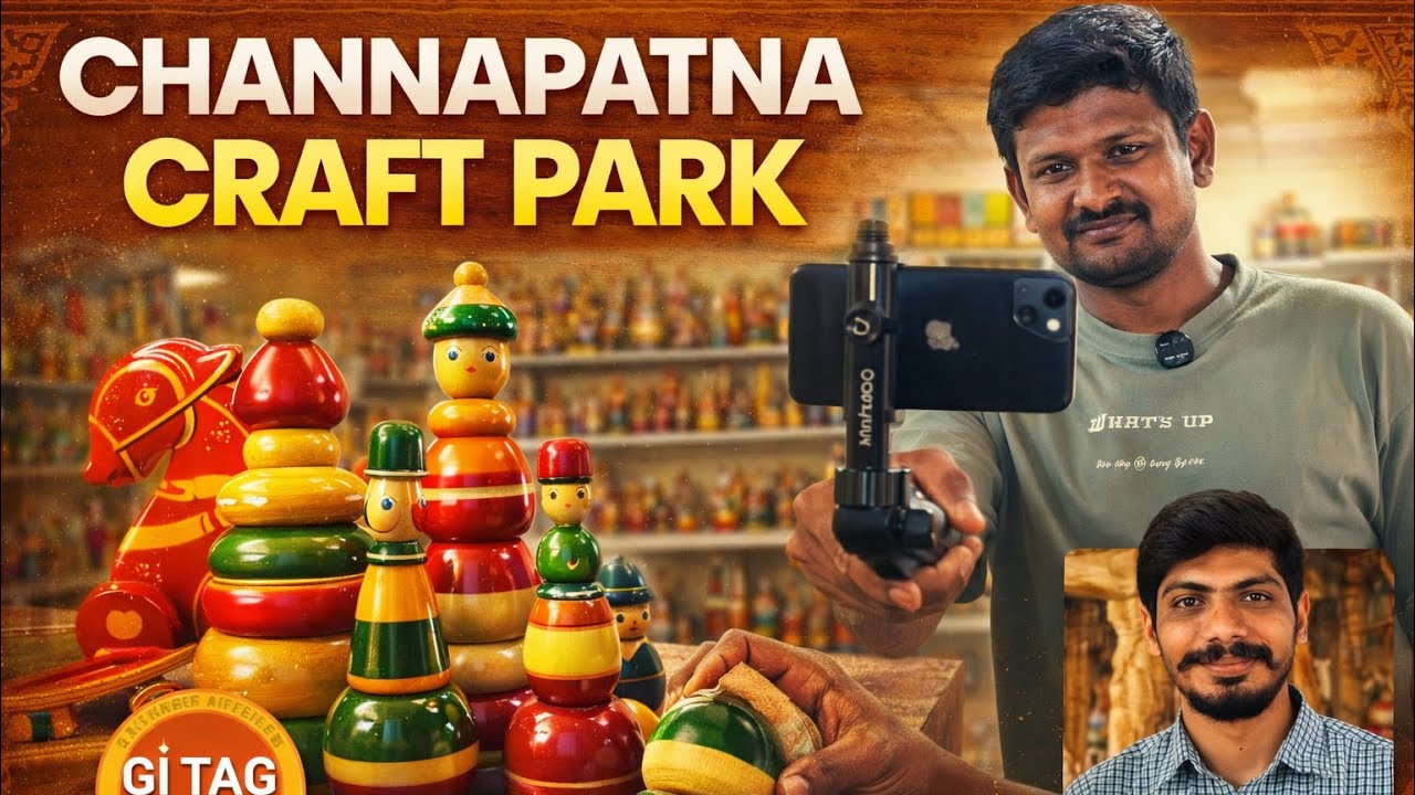 📍 ಬೊಂಬೆ ನಾಡು – ಚನ್ನಪಟ್ಟಣ CRAFT CITY 