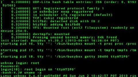 Linux/RISC-V Demonstration