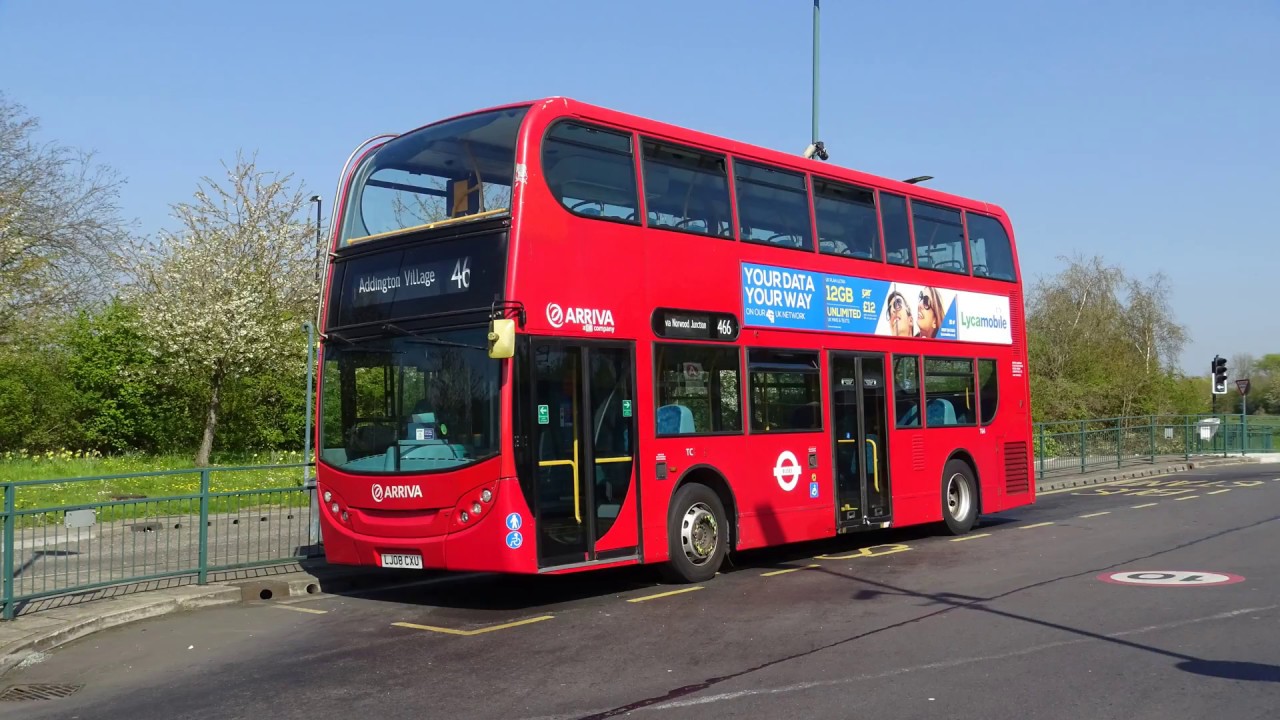 Journey on The 466  (T64 LJ08CXU)  Alexander Dennis Enviro400 10.2m