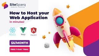 How to Host Your React, Vue, or Angular Web Application in Minutes with SiteSparq – Just $5/month!