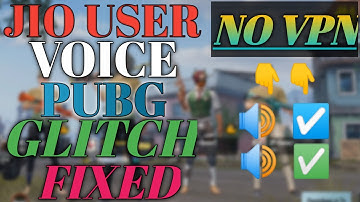 HOW TO FIX MIC GLITCH IN JIO SIM / MIC GLITCH FIX ! PUBG SOUND PROBLEM FIXED \\ PUBG MIC NOT WORKING