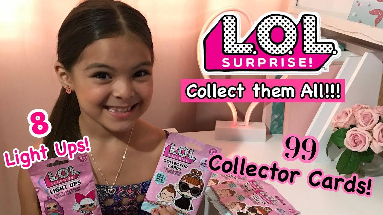 NEW LOL LIGHT UPS! & LOL COLLECTOR CARDS!
