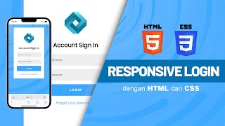 Responsive Login Form Tutorial with HTML and CSS