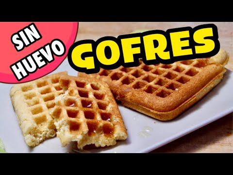 Receta De Waffles Esponjosos Sin Huevo